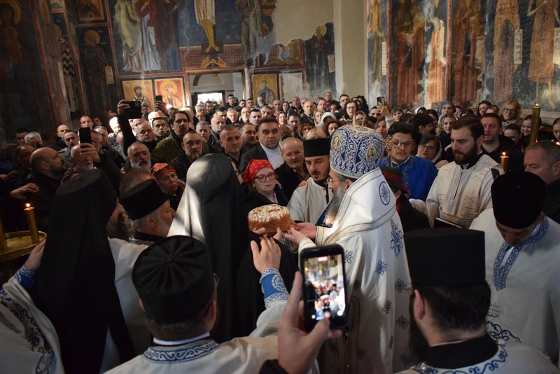 Евхаристијска прослава дана Светог Симеона Мироточивог у Манастиру Студеница